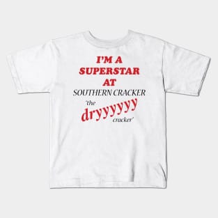 Superstar at the Cracker Factory Kids T-Shirt